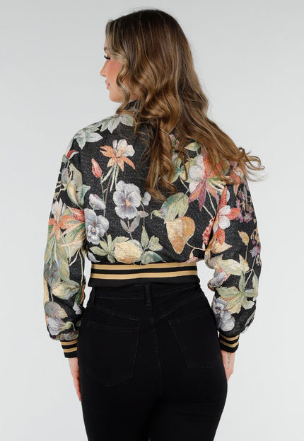 SALE30 Bloemenprint Cropped Jasje