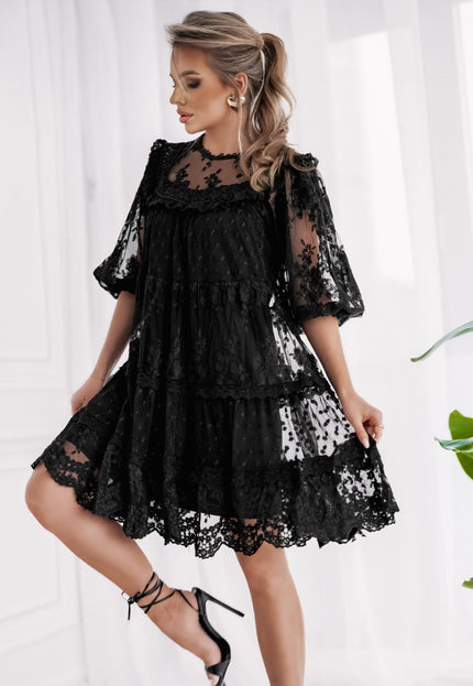 SALE30 Boho Ibiza Jurk Zwart