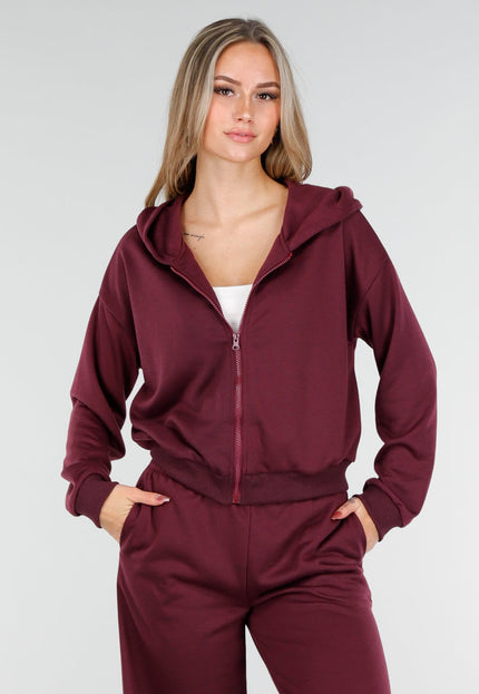 SALE30 Bordeauxrode Jogging Set