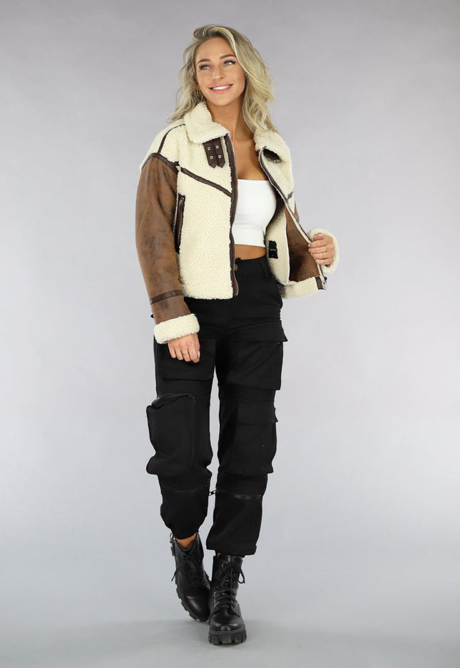 SALE30 Bruine Lammy Jas met Teddy