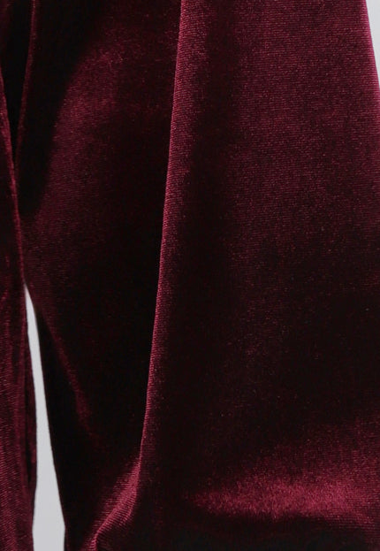 SALE30 Burgundy Velours Two Piece