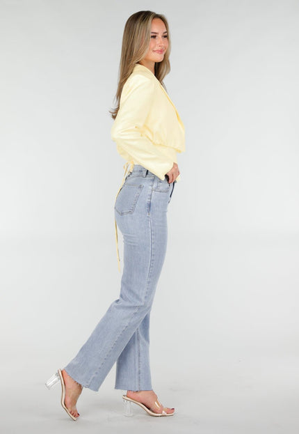 SALE30 Butter Yellow Blazer en Top Set