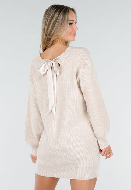 SALE30 Crème Sweater Dress