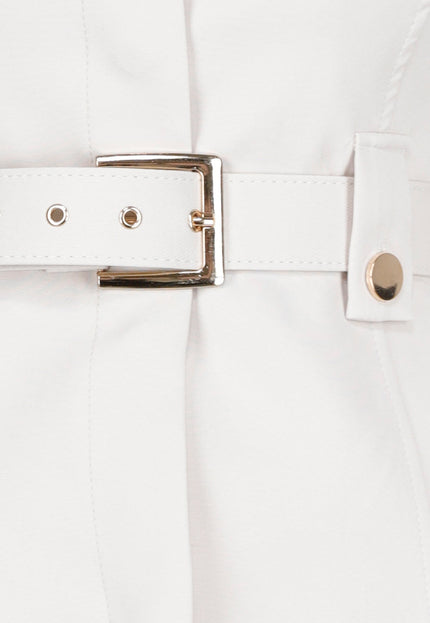 SALE30 Crèmekleurig Blazer Pak