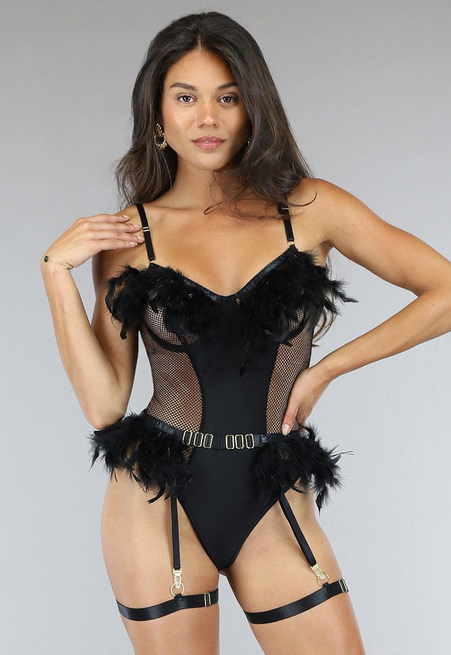 SALE30 Fishnet Lingerie Set