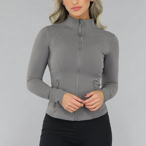 SALE30 Grijs Sport Vest met Duimgaten