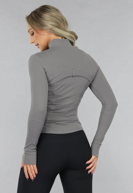 SALE30 Grijs Sport Vest met Duimgaten