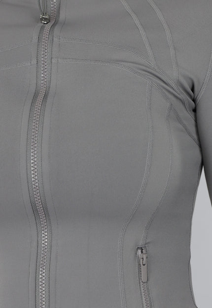 SALE30 Grijs Sport Vest met Duimgaten