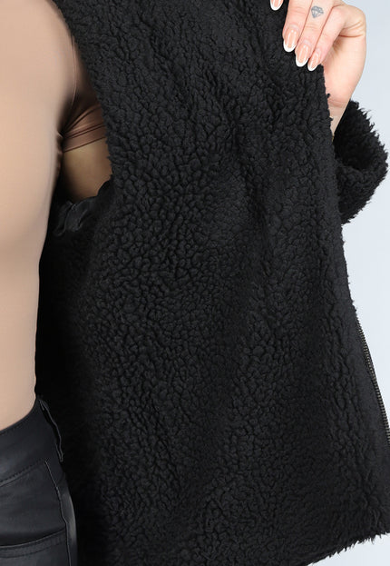 SALE30 Grijze Denim Lammy Coat met Gesp Details