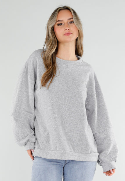 SALE30 Grijze Good Vibes Sweater