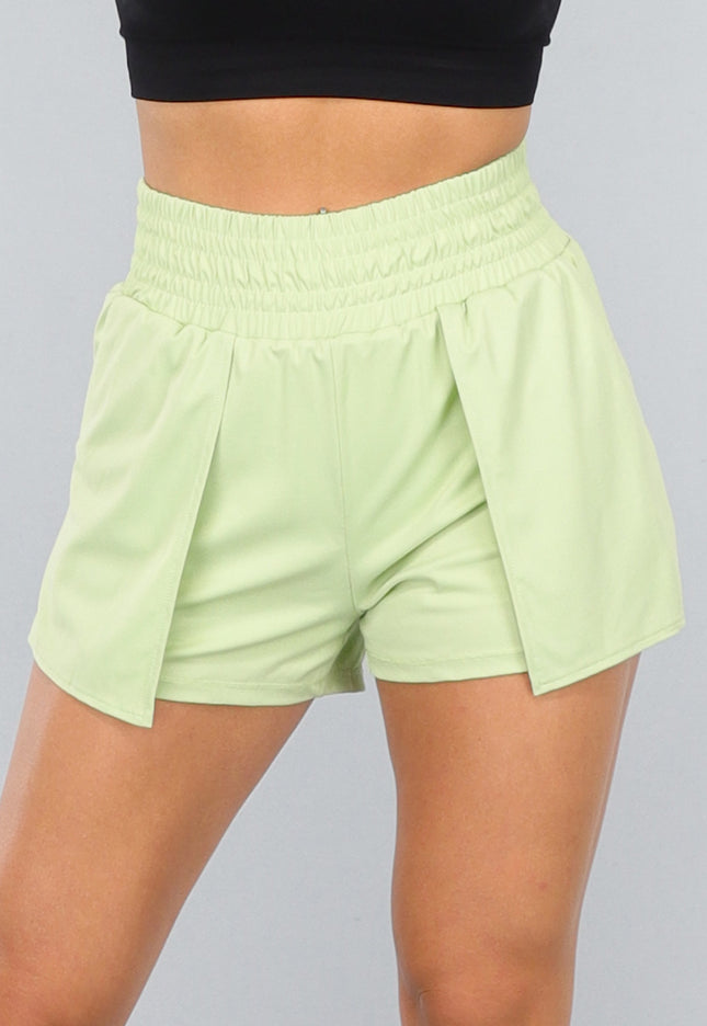 SALE30 Groene Loose Fit Sportshort