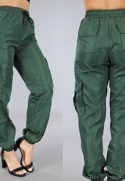 SALE30 Groene Parachute Cargo Broek