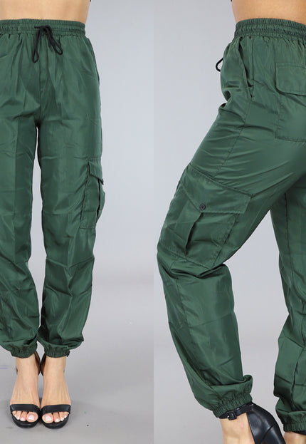 SALE30 Groene Parachute Cargo Broek