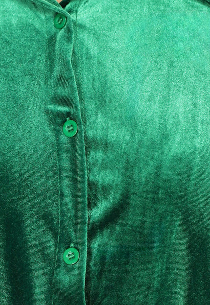 SALE30 Groene Velvet Co Ord Set