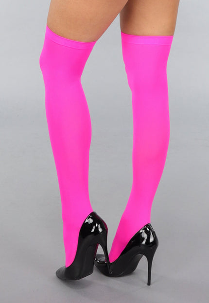 SALE30 Hardroze Kousen met Antislip Voetjes
