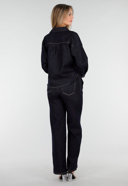 SALE30 Hoge Taille Stretch Jeans met Elastische Band
