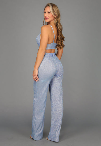 SALE30 Ice Blue Statement Triangel Bralette