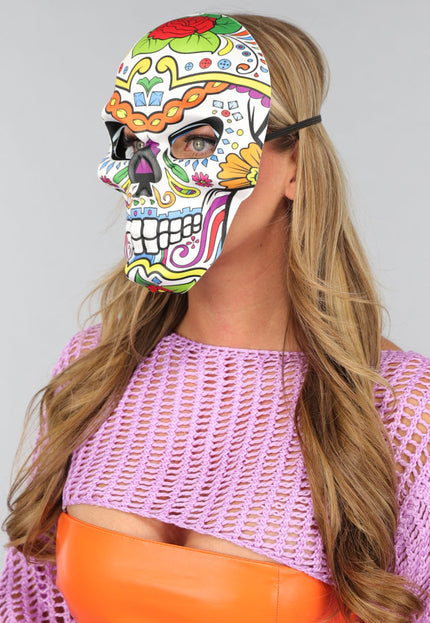 Kleurrijk Skeletten Masker