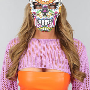 Kleurrijk Skeletten Masker