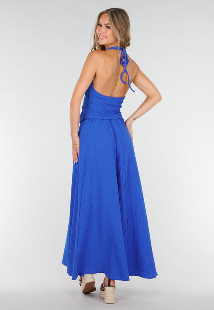 SALE30 Kobaltblauwe Halter Maxi Set