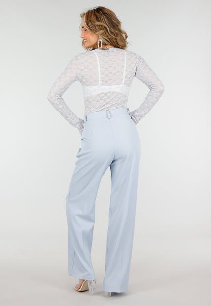 SALE30 Lichtblauwe Mesh Body