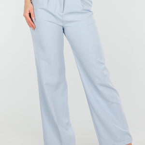 SALE30 Lichtblauwe Pantalon met Rechte Pijpen