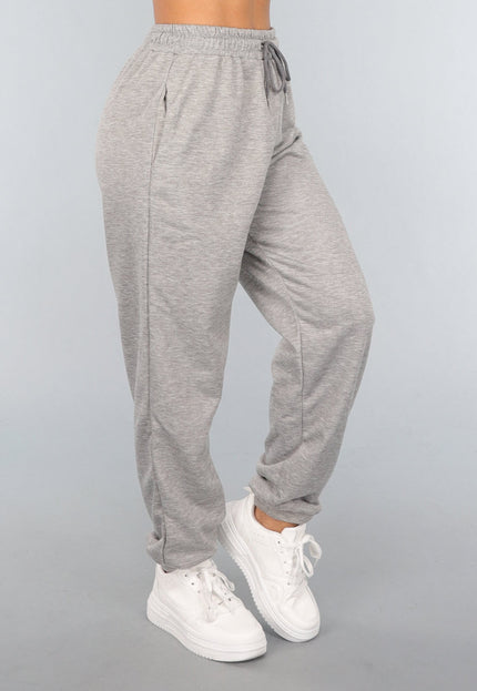 SALE30 Lichtgrijze Basic Jogger
