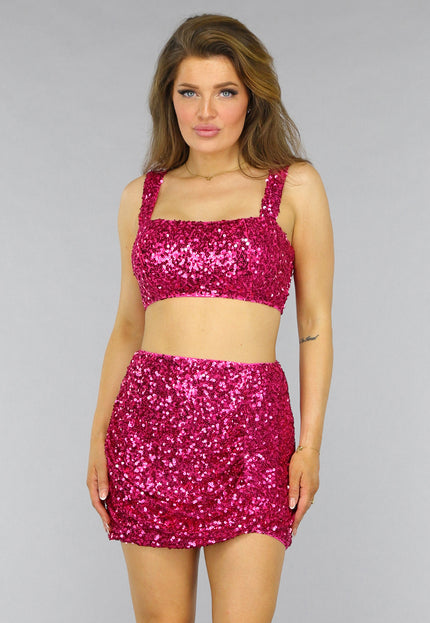 SALE30 Matching Fuchsia Glitter Set