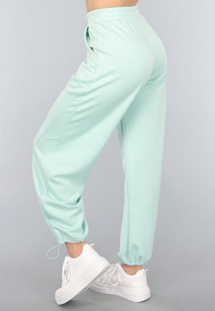 SALE30 Mintgroene Joggingbroek met Zakken