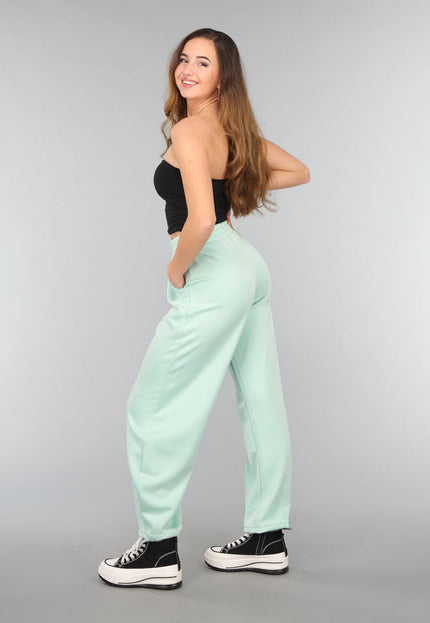 SALE30 Mintgroene Joggingbroek met Zakken