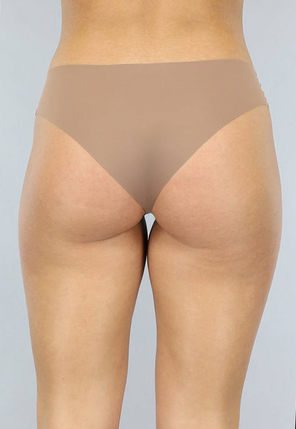 SALE30 Naadloze Taupe Onderbroek