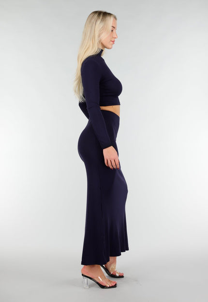 SALE30 Navy Cut Out Two Piece Set