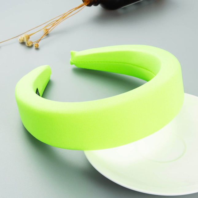 SALE30 Neon Groene Dikke Diadeem