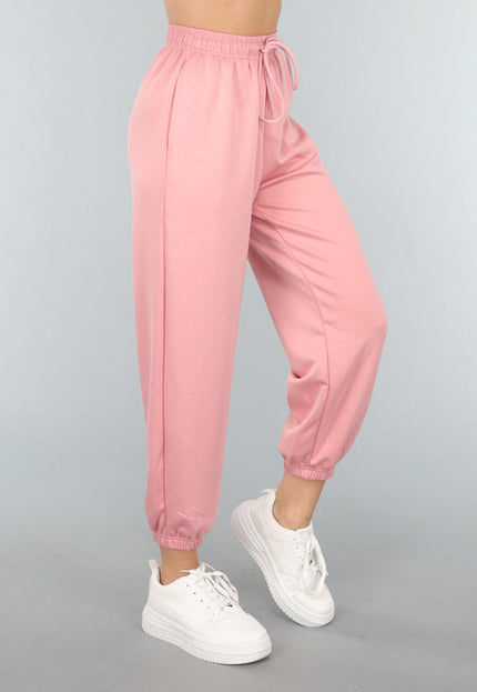 SALE30 Oudroze Zachte Joggingbroek