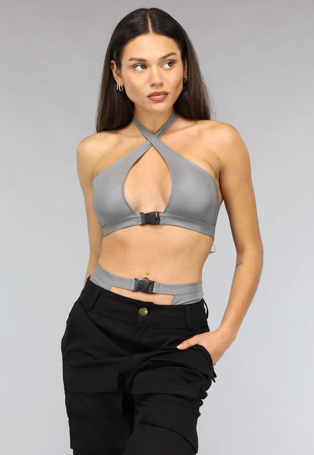 SALE30 Reflecterende Two Piece met Cut Outs