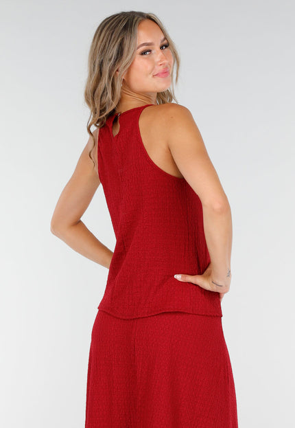 SALE30 Rode Maxi Set met Haltertop