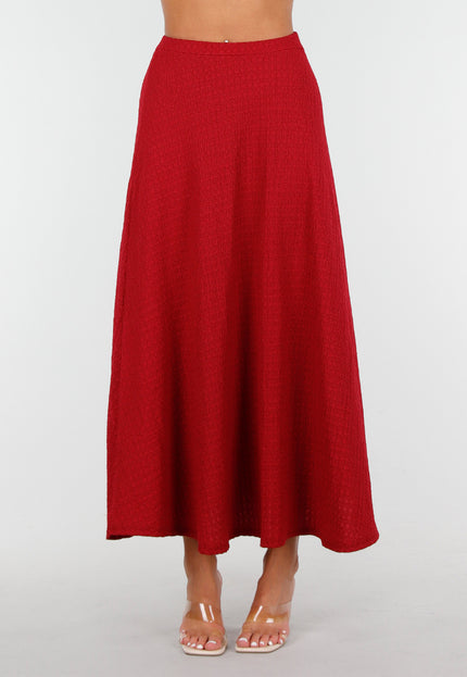 SALE30 Rode Maxi Set met Haltertop