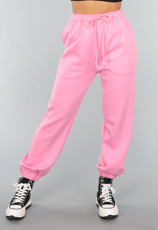 SALE30 Roze Joggingbroek met Zakken