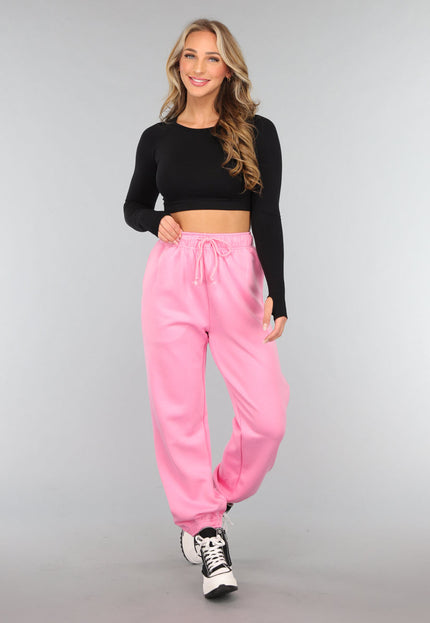 SALE30 Roze Joggingbroek met Zakken