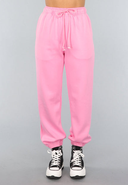 SALE30 Roze Joggingbroek met Zakken