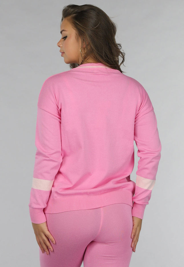 SALE30 Roze Two Piece met Teddy Cijfers