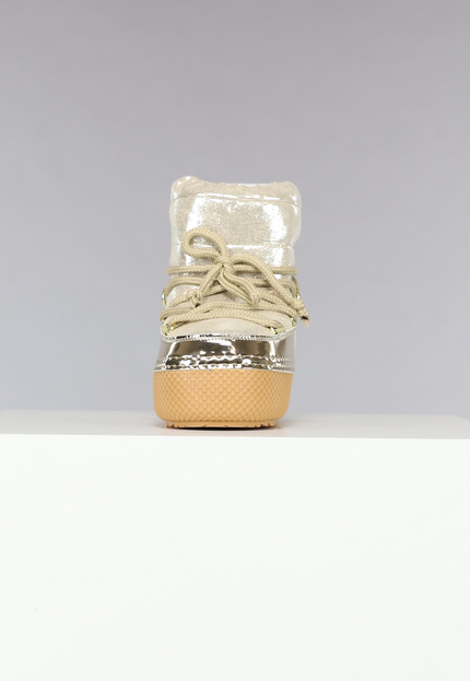 SALE30 Sparkle Sneeuwlaarzen in Goud met Metallic Detail