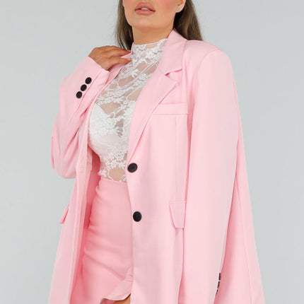 SALE30 Stijlvolle Lichtroze Blazer