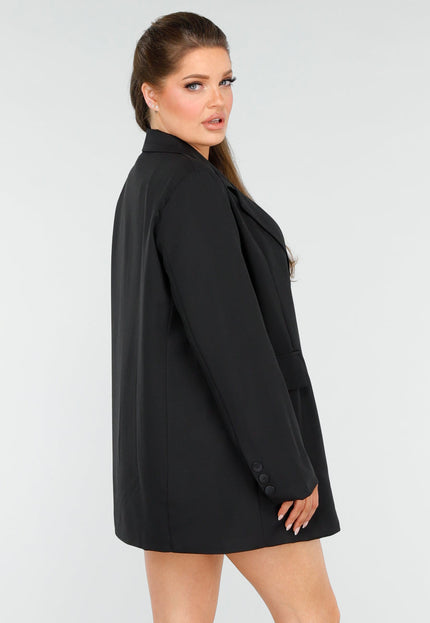 SALE30 Stijlvolle Zwarte Oversized Blazer