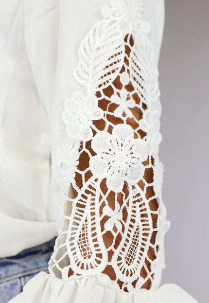 SALE30 Witte Losse Blouse