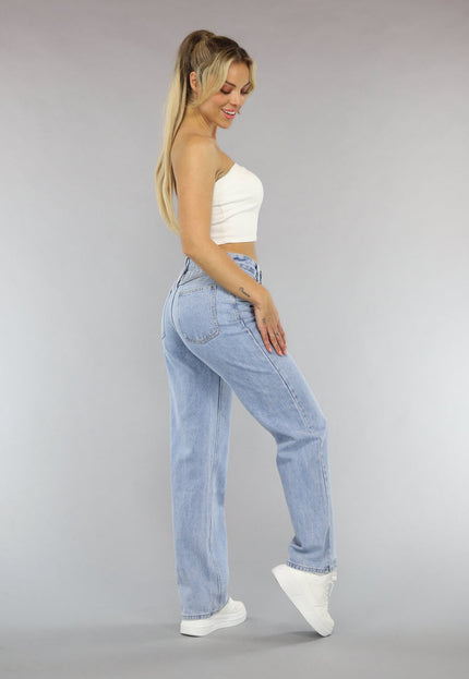 SALE30 Witte Strapless Denim Crop Top