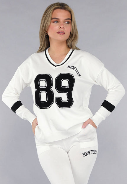 SALE30 Witte Zachte StretchTwo Piece met Teddy Details