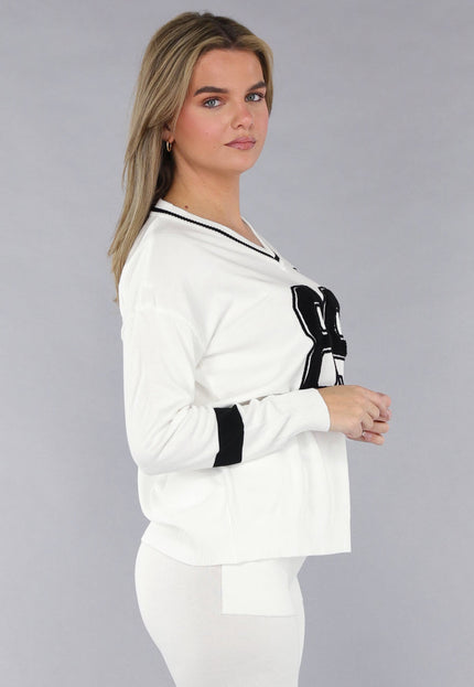 SALE30 Witte Zachte StretchTwo Piece met Teddy Details