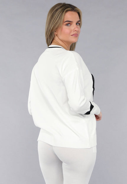 SALE30 Witte Zachte StretchTwo Piece met Teddy Details