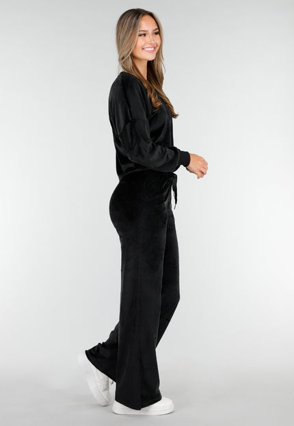 SALE30 Zwart Velours Stretch Huispak